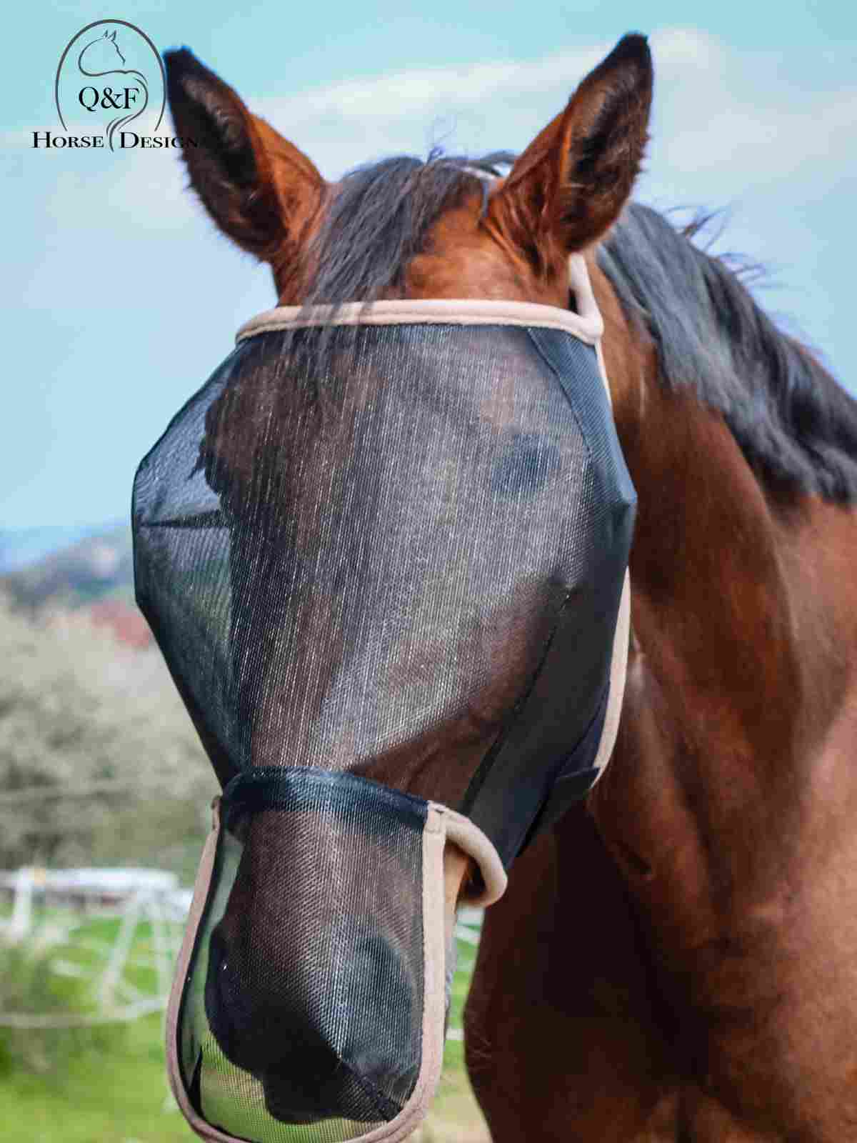 Halftermaske mit Nasenteil – Bild 2